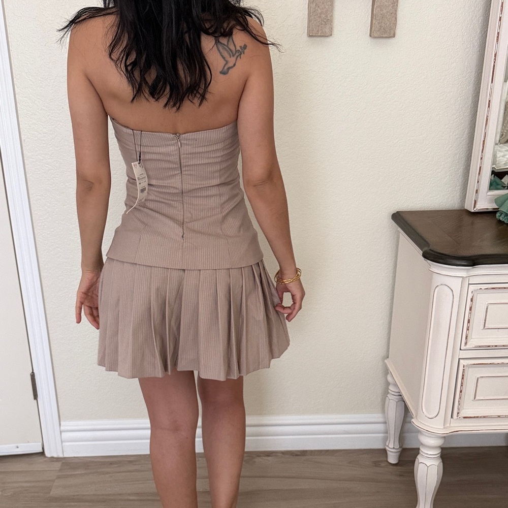 Zara Short Strapless Dress - Picture 6 of 16